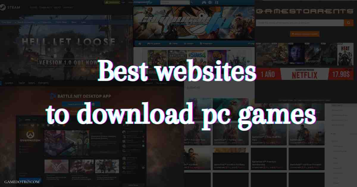 5 Best websites to download pc games free and paid