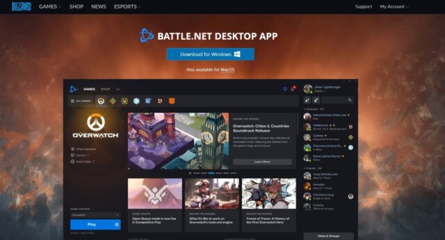 Blizzard - Battlenet website Download pc games