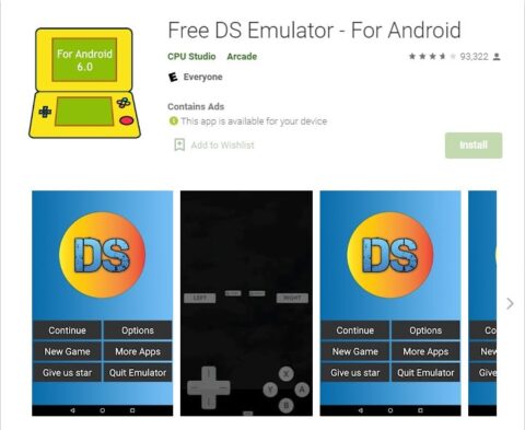 Ds Emulator games for android