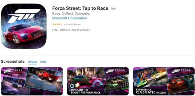 Download Forza street on ios