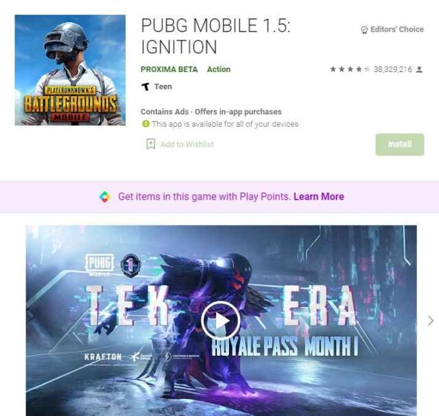 Pubg Mobile Game on android