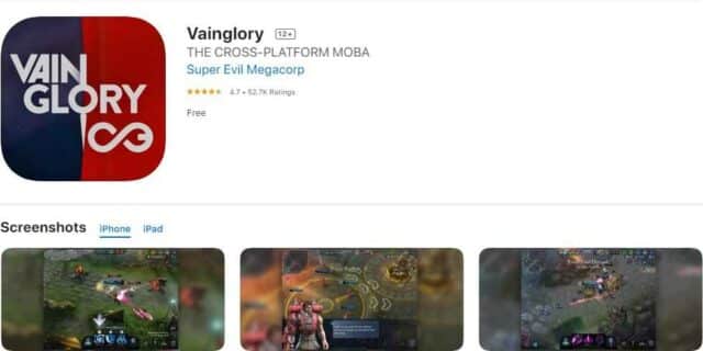 Download Vainglory on ios