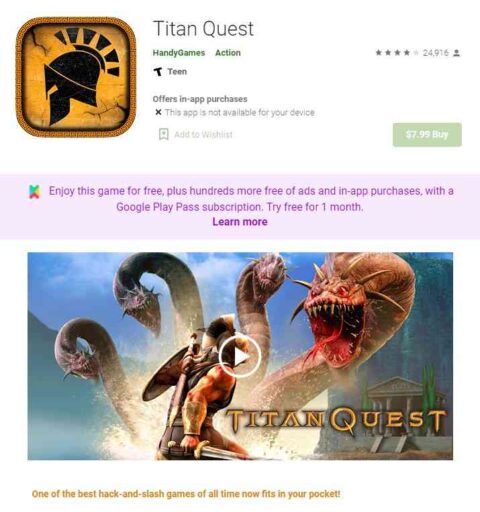 Titan Quest android game