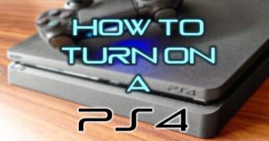 How to turn on a PS4