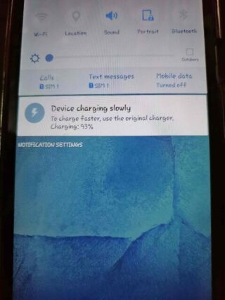 smartphone slow charging problem and phone acting weird