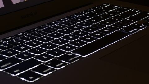 Macbook laptop keyboard backlights