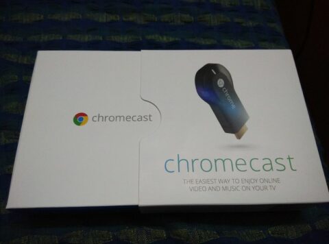 Chromecast device unpack
