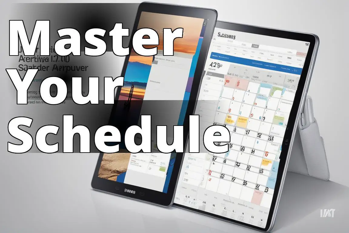 How to Use the Samsung Android Calendar on Your Tablet